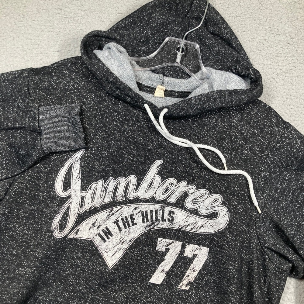 Jamboree In The Hills 77 Hoodie Adult Medium Charcoal Gray Sweatshirt Pullover